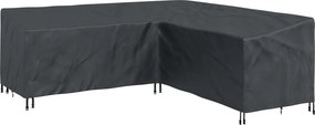 vidaXL Bútor takaró Fekete 220 x 220 x 80 cm 210D Oxford Szövet