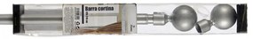 VALANCE GLOBE szürke fém függönykarnis 120-210 cm