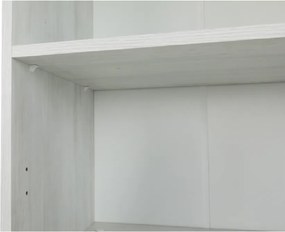 vitrines szekrény, északi sosna/vadtölgy, ROYAL W1D