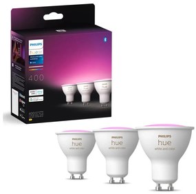 Philips KÉSZLET 3x LED RGBW Dimmelhető izzó Philips Hue WACA GU10/4,2W/230V 2000-6500K P6177