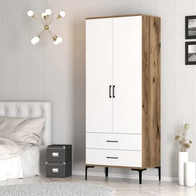 Kumsal T - Walnut, White
