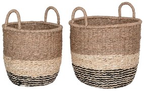 Tengerifű tárolókosár szett 2 db-os ø 33x31 cm Lima – House Nordic