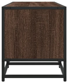 barna tölgy színű szerelt fa TV-szekrény 180 x 35 x 41 cm