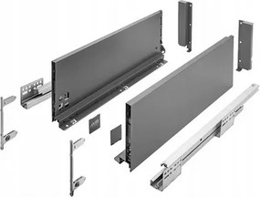 Fiók Gtv Axis Pro Magas L600 H167 Antracit Csendes Ház Teljes Kihúzás