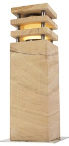 Modern kültéri állólámpa homokkő 40 cm - Grumpy