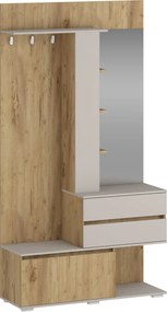 Bafra előszobafal aranytölgy/kasmír