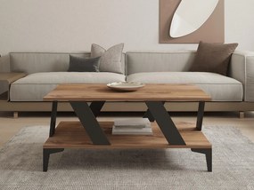 Dohányzóasztal Puvulu (antracit + atlanti fenyő) . Akció -20%. 1093190