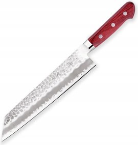 Kés Gyuto/Kiritsuke Hokiyama -Tosa-Ichi Tsuchime Bright Red 210 mm