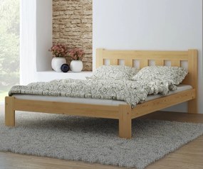 AMI nábytek Fenyőfa ágy Brita 140x200 cm fenyő
