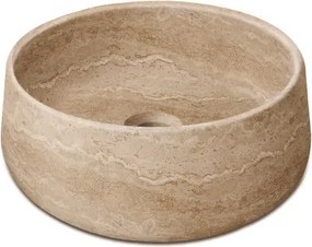 Denia Classic Travertine kőmosdó_42 cm
