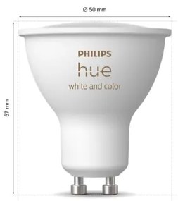 LED RGBW Dimmelhető izzó Philips Hue WACA GU10/4,2W/230V 2000-6500K