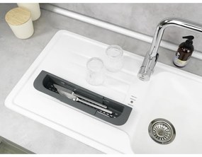 Szürke műanyag teleszkópos csepegtető mosogatóba 49,5x8,5 cm Fino – Wenko