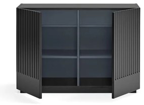 Fekete alacsony komód 100x70 cm Doric – Teulat