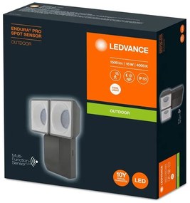 Ledvance - LED Kültéri fali lámpa érzékelővel SPOT 2xLED/8W/230V IP55