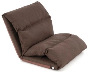 Állítható fotel DIVERO Relax Lounger - barna