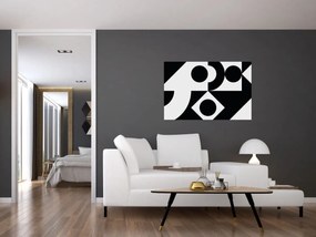 Kép - Geometriai absztrakció N⁰1 (90x60 cm)