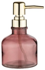 Sötét rózsaszín üveg szappanadagoló 200 ml Atessa – Wenko