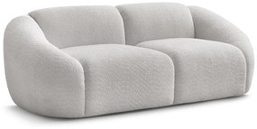 Világosszürke buklé kanapé 230 cm Tina – Bobochic Paris