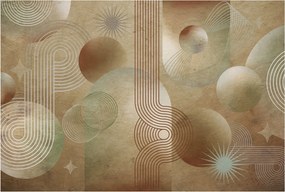 Dekoratív fotótapéta az irodába Geometrikus minta 104x70 Ragasztó