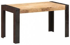 vidaXL tömör nyers mangófa étkezőasztal 140 x 70 x 76 cm