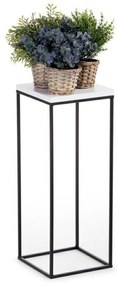 BASICLOFT virágtartó állvány 60x24 cm fekete/fehér