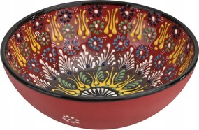 Saláta tálaló kerámia 21 cm Oriental Red