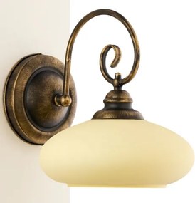 Brilagi - MOLLERO fali lámpa 1xE27/15W/230V bronz/patina