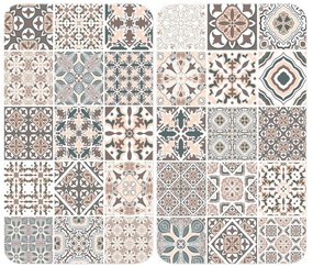 Edzett üveg tűzhely fedőlap szett 2 db-os 30x52 cm Universal Tile – Wenko