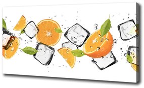 Fali vászonkép Narancs jéggel oc-50150012