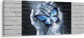Kép - Pillangó a falon (120x50 cm)