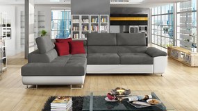 Sarokkanapé Alphard (B)  (öko-bőr Soft 017 + Uttario Velvet 2971 + Kronos 02). 1060187