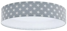 LED állítható fényerő GALAXY KIDS LED/24W/230V csillag szürke/fehér + DO