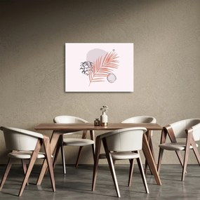 Üveg kép - Lila minimalizmus N⁰3 (70x50 cm)