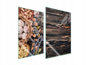 Üveg Konyhai Védőlap 2x35x52 Étel Edzett Üveg