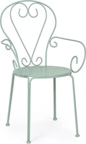 Mentazöld fém kerti szék Etienne – Bizzotto