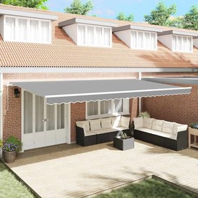 Napernyő Fehér 6 × 3,5 m Fém