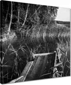 Vászonkép 40x40 Horgász kép