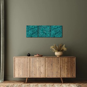 A levelek képe (órával) (90x30 cm)