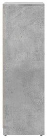 Betonszürke forgácslap fürdőszobaszekrény 30 x 30 x 95 cm