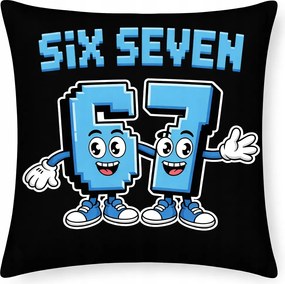 67-es díszpárna cipzáras alváshoz, kétoldalas