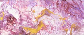 Kép - Rózsaszín absztrakció (120x50 cm)
