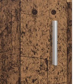 Oldalszekrények Corona 2 pcs Öreg fa 59 x 39 x 80 cm Faanyag