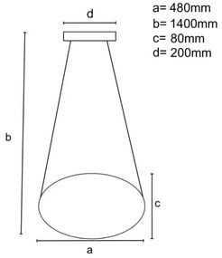 LED állítható fényerőjű függeszték LED/65W/230V 3000-6500K szürke + DO