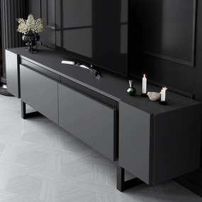 TV szekrény Yildiz - Anthracite, Black