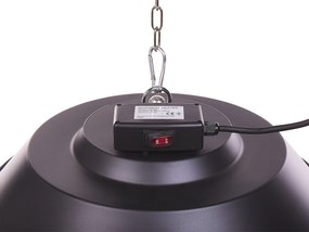 Fekete Mennyezeti Elektromos Terasz Fűtés 1500 Watt SANGAY Beliani