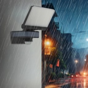 LED reflektor mozgás- és alkonyatérzékelővel LED/44W/230V 4200K IP54 fekete