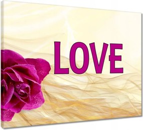 Vászonkép 50x40 Nőnap Ajándék Love