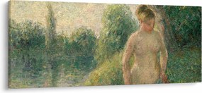 Kép - Camille Pissarro, The Bather, reprodukciók (120x50 cm)