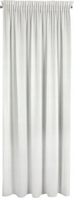 Szalagfüggöny Melinda 135x270 fehér, cserzett hatású