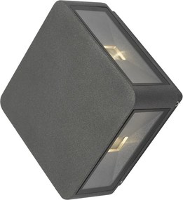 DAR LIGHTING WEI2139 WEISS Modern Kültéri Fali Lámpa Szürke LED IP65